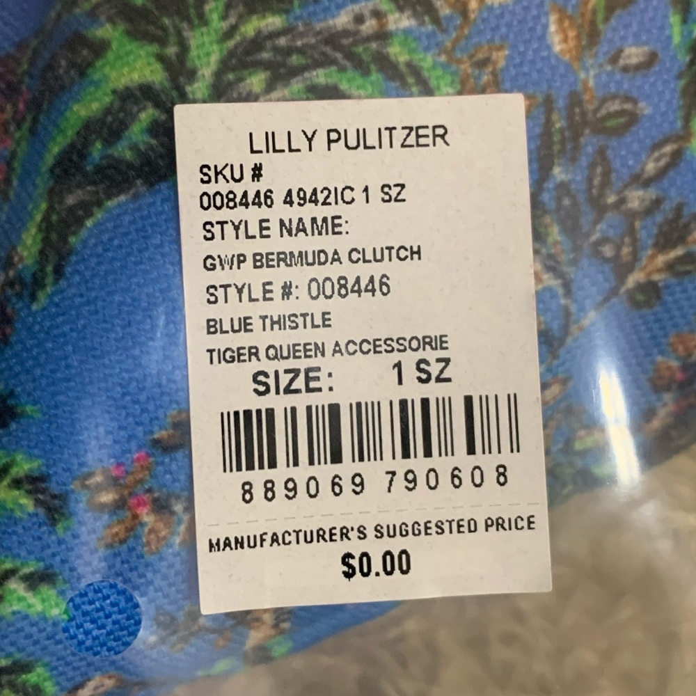 NWT Lilly Pulitzer GWP Bermuda Clutch - Picture 13 of 13